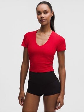 Lululemon All It Takes V-neck Tee Rib Nulu